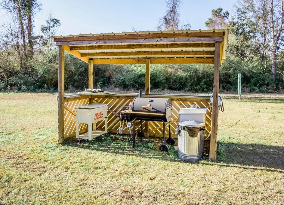 Secluded Tiny House By The Marsh With Hunting Island Beach Pass Frogmore Exteriör bild