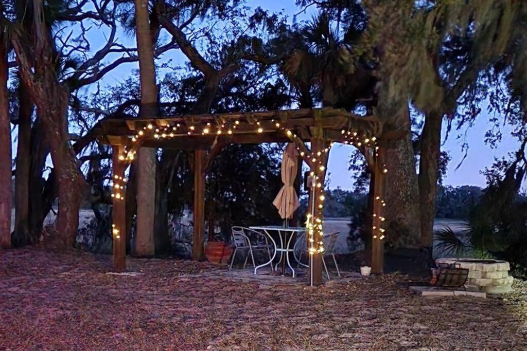 Secluded Tiny House By The Marsh With Hunting Island Beach Pass Frogmore Exteriör bild